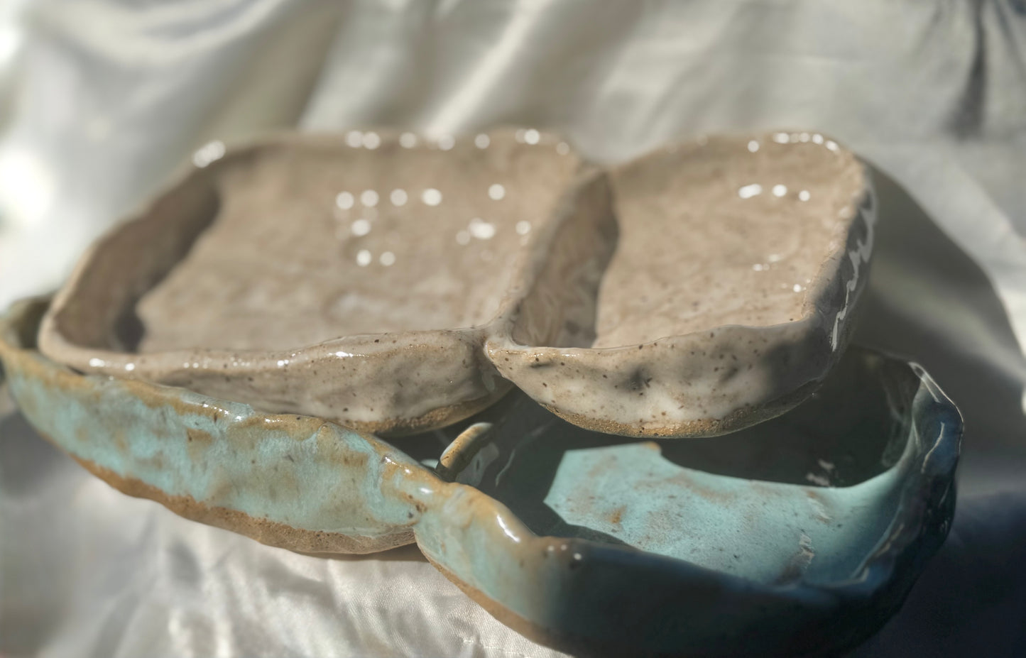 Handcrafted olive snack dish