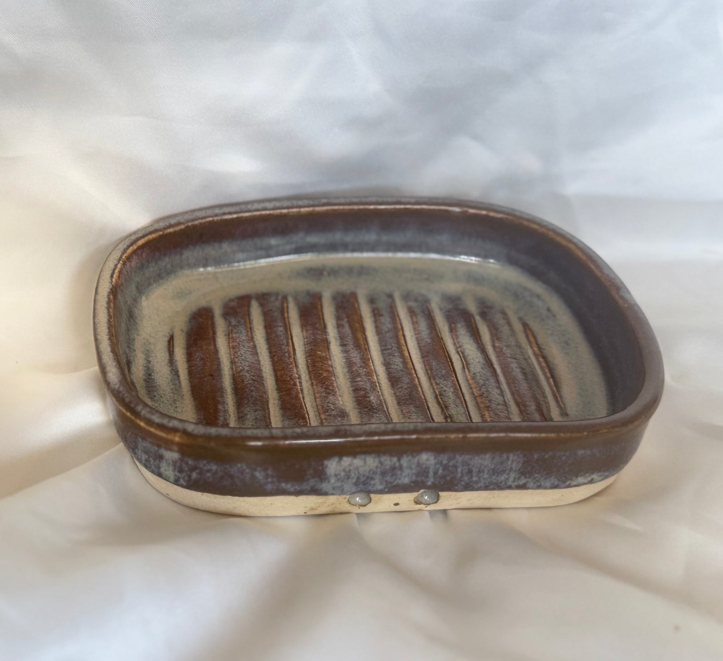 Handcrafted Stoneware Soap Dish