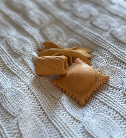 Set of 3 ceramic pasta magnets