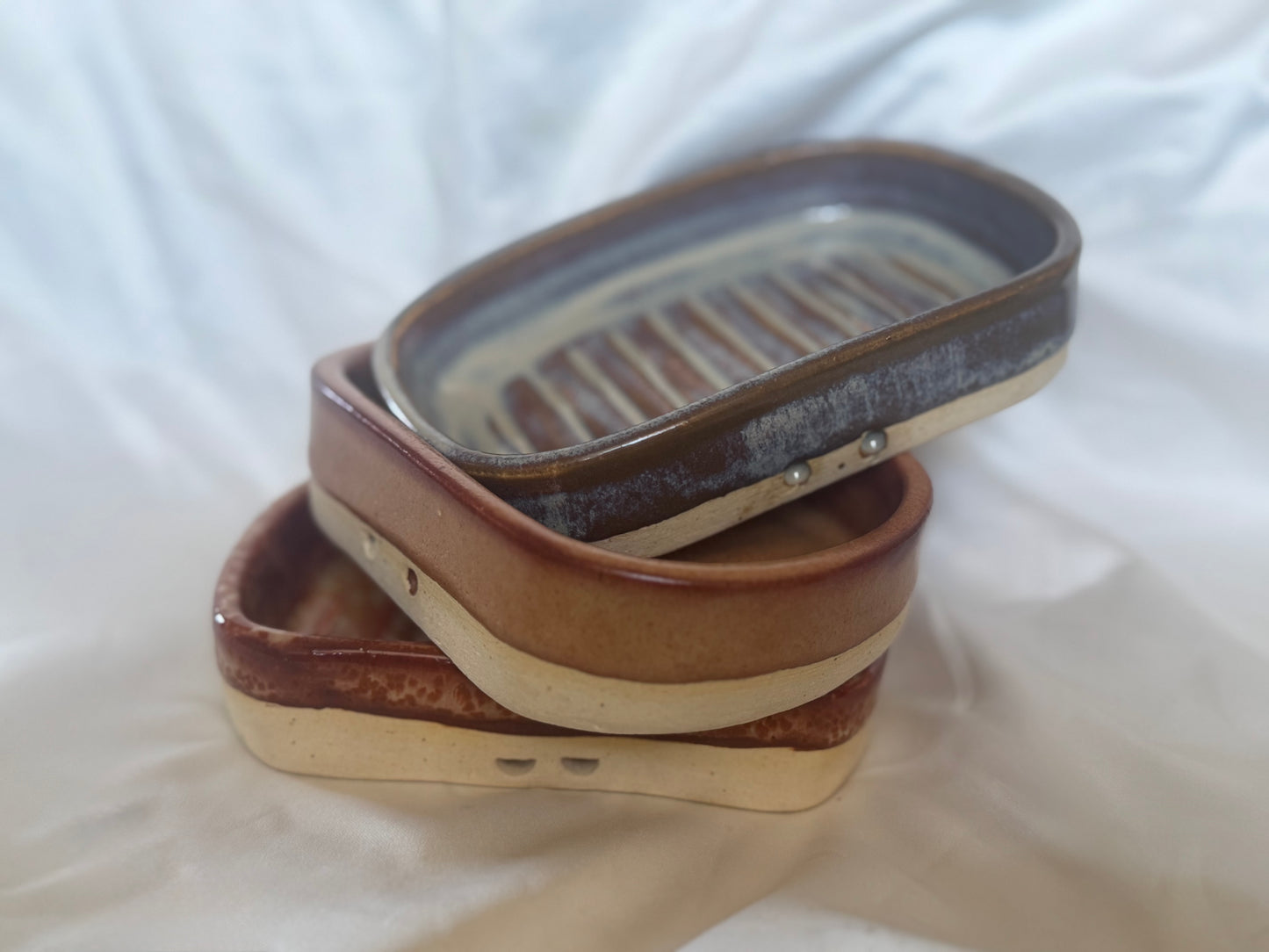 Handcrafted Stoneware Soap Dish