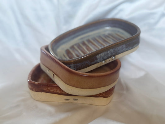 Handcrafted Stoneware Soap Dish